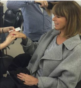 Kate Garraway using SEAMS HAnd Cream